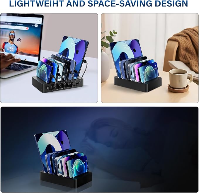 Charging Station for Multiple Devices: 68W 6 Port 20W Fast Phone Charger Dock - Image 6