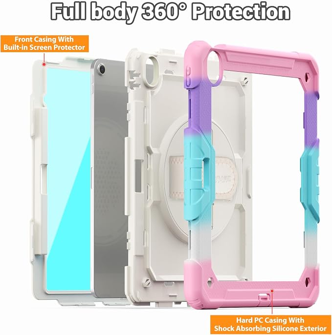 SEYMAC for iPad Air 13 Inch Case M3 2025/ M2 2024, Heavy Duty Shockproof - Image 5