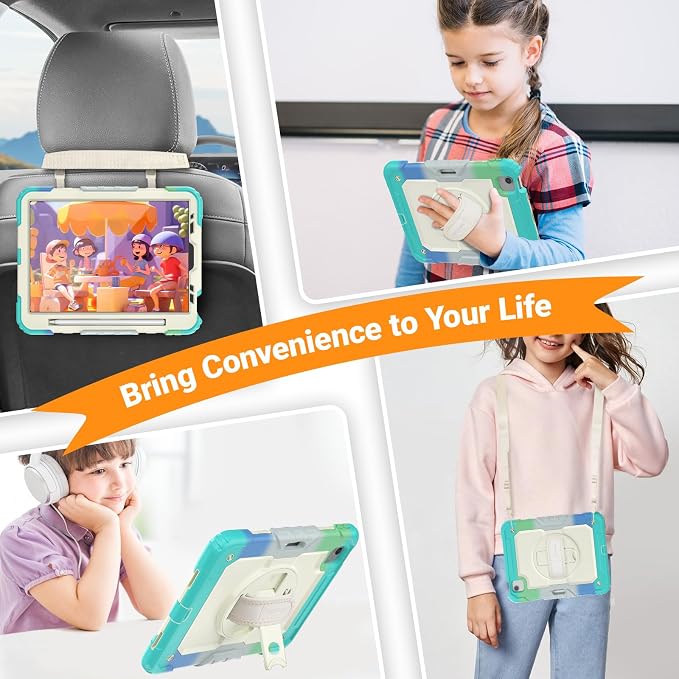 SEYMAC for iPad Air 5th/ 4th Generation Case 10.9", Full-Body Shockproof - Image 6