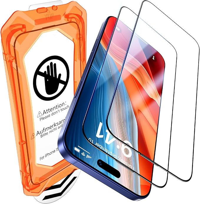 UniqueMe for iPhone 16 / iPhone 15 Screen Protector by UniqueMe