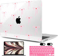 MEEgoodo Case for M4/M3/M2 MacBook Air 13.6 inch Case 2025 2024 2022, Fit Model by MEEgoodo