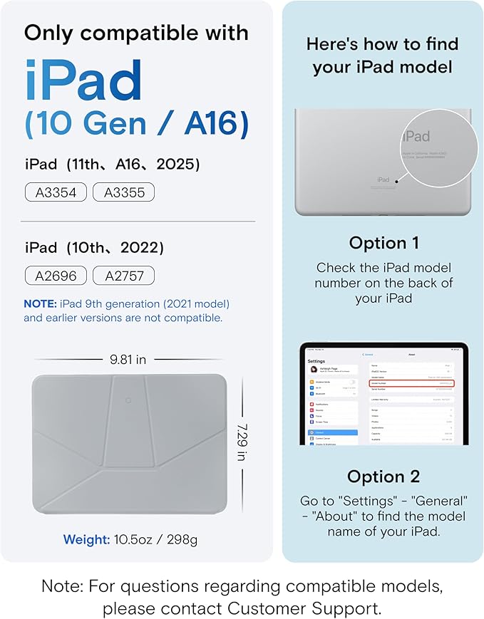 MOFT Dynamic Folio Case for iPad A16 11th Generation 2025 & iPad 10th - Image 2