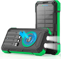 Solar Charger Power Bank 49800mAh Wireless Portable Phone Charger, 22.5W QC3.0 by YOLOSKS