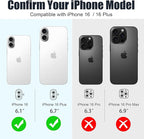 AGVEE 3+3 6 Pack for iPhone 16 6.1" / 16 Plus 6.7" Camera Lens Cover Protector - Image 2