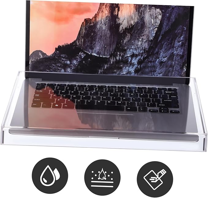 Gadpiparty Acrylic Keyboard Cover Clear Waterproof Laptop Keyboard Protector - Image 8
