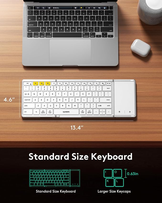 Samsers Foldable Bluetooth Keyboard - Image 3