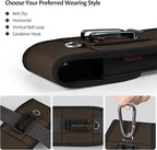 Phone Holster for Belt with Metal Clip and Magnetic Closure Compatible with - Image 4