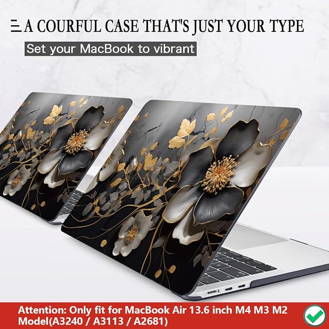 CISSOOK Compatible with MacBook Air 13.6 inch 2025 2024 2023 2022 Release M4 - Image 3