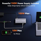 TobenONE DisplayLink Docking Station 4 Monitors, 20-in-1 Quad 4K@60Hz HDMI - Image 4