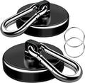 LOVIMAG Strong Magnets with Hooks, 200LBS+ Heavy Duty Magnets with Epoxy Coating by LOVIMAG