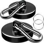 LOVIMAG Strong Magnets with Hooks, 200LBS+ Heavy Duty Magnets with Epoxy Coating by LOVIMAG