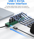 7 Ports USB 3.0 Hub, USB to Network HUB - Image 4