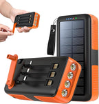 Solar Charger Power Bank 63200mAh, Portable Charger by boogostore