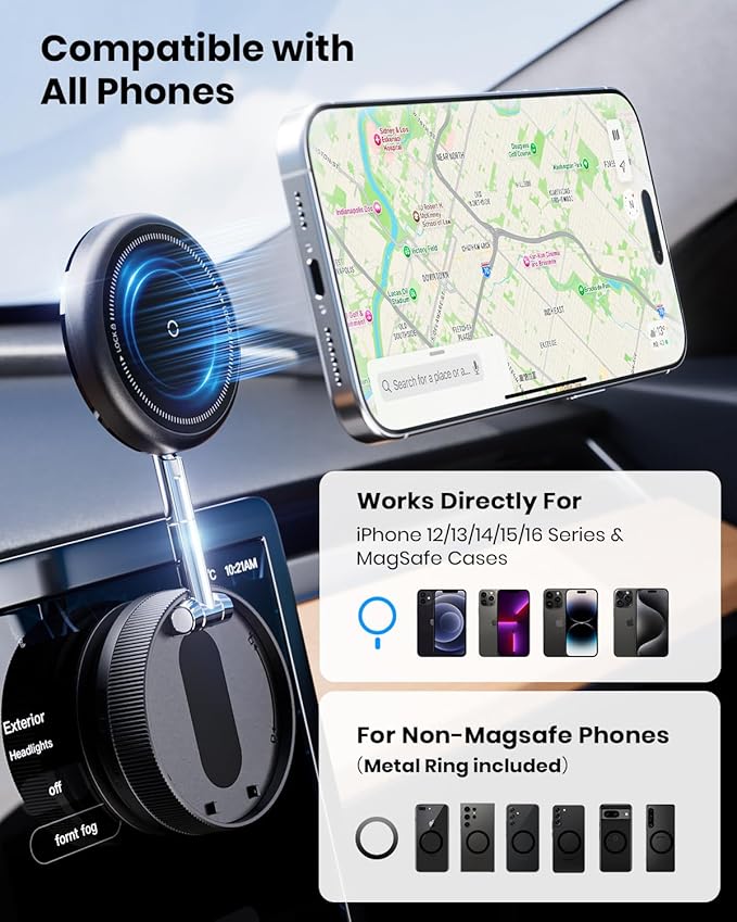 2026 Upgraded 360° Vacuum Magnetic Car Phone Holder - Image 7