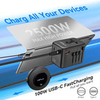 Universal Travel Multi Adapter, PD 65W Worldwide Travel Charger - Image 2
