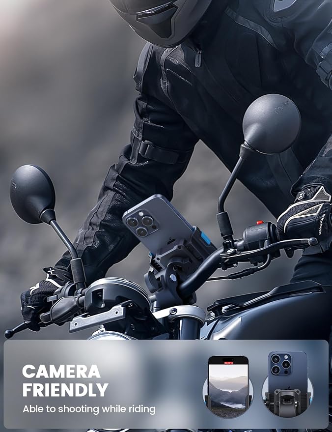 Lamicall Motorcycle Phone Mount Holder - Image 4