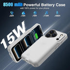 Battery Case for iPhone 17 Pro, Charging Case Charger 8500mAh Ultra-Slim - Image 3