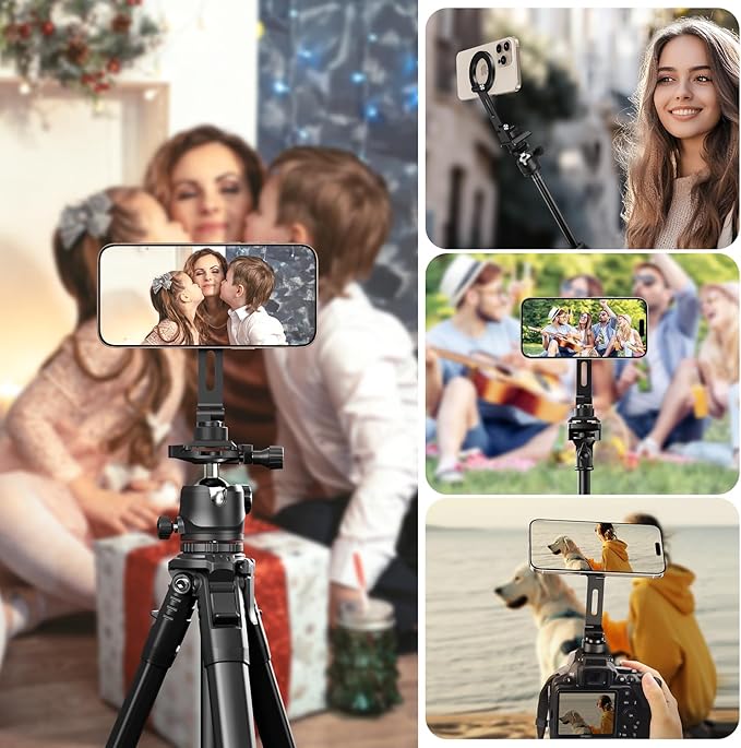 elitehood Aluminum Tripod Phone Mount Adapter - Image 8