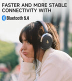 Atom Max - Hybrid Active Noise Cancelling Headphones, Hi-Res Audio, Wireless - Image 3