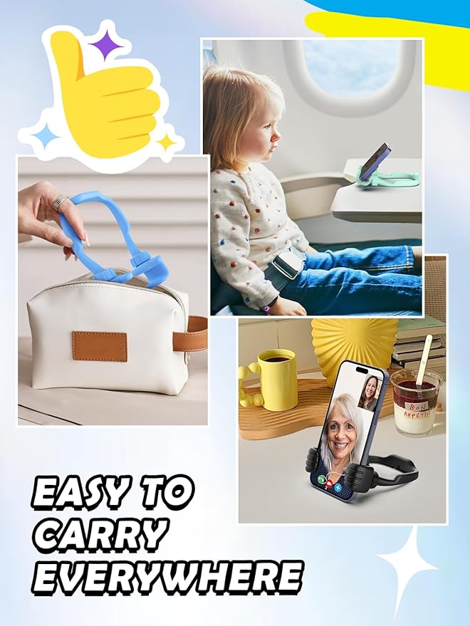 Cell Phone Holder Thumbs Up Lazy Phone Stand: 3 Pack Graduation Gifts - Image 7