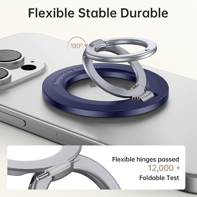 SYNCWIRE for MagSafe Ring Holder, Magnetic Phone Ring Holder Magnet Cell Phone - Image 3