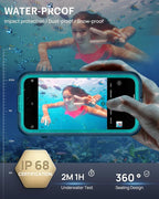 Lanhiem Magnetic for iPhone 15 Pro Case, IP68 Waterproof Dustproof Case - Image 2