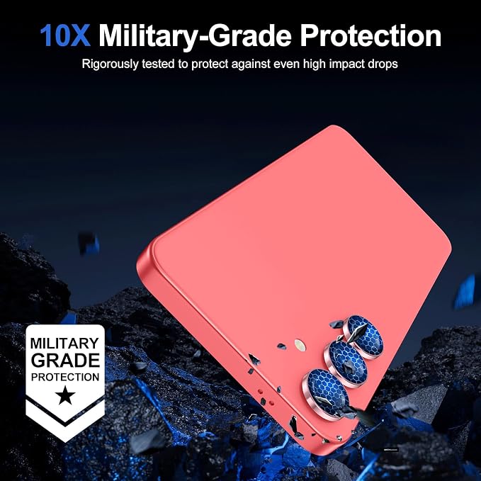 for Samsung Galaxy S25 Camera Lens Protector, Individual Metal Ring Tempered - Image 5