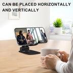 DEERLAMN Cell Phone Stand for Desk, Height Adjustable Cell Phone Holder - Image 6