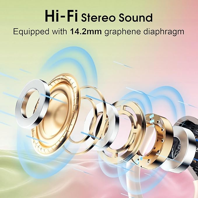 Wireless Earbuds 75hrs Bluetooth 5.4 Headphone Sport, 2026 Bluetooth Earbuds - Image 3