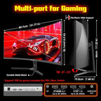 SANSUI 34 Inch 3440x1440P 240Hz Ultrawide UWQHD Gaming Monitor, 21:9 2K Curved - Image 9