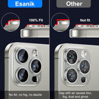 Esanik Upgrade 2 Pack for iPhone 16 Pro/iPhone 16 Pro Max Camera Lens Protector - Image 3