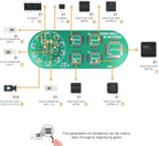 Soldering Practice Kit DIY Circular Red LED SMD Circuit Kit Learn Soldering Kit - Image 3