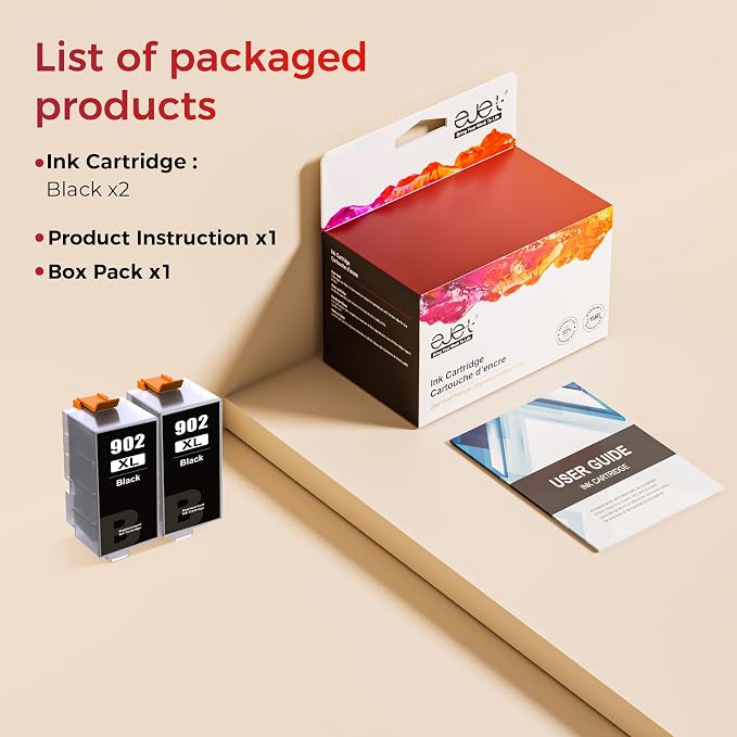 902XL Ink Cartridges for HP Printers Upgraded Replacement for HP 902 Ink - Image 5