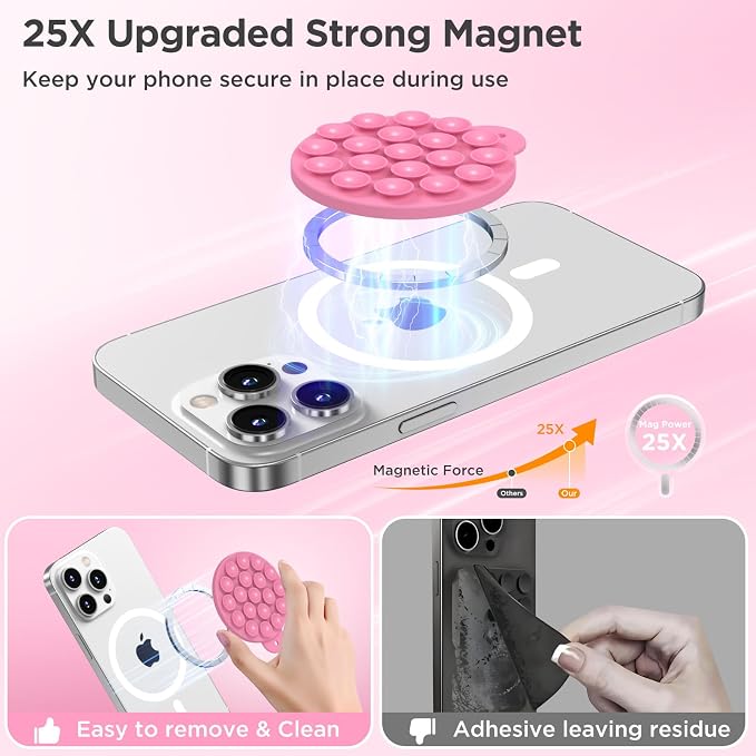 Magnetic Suction Cup Phone Mount - Image 5