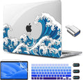 CISSOOK Wave Case for MacBook Air 13.6 inch 2025 2024 2023 2022 Release by CISSOOK