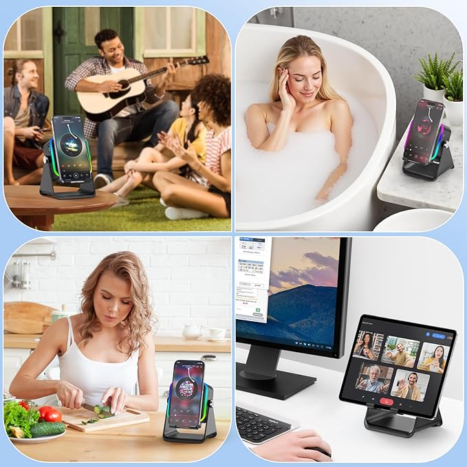 Wireless Induction Speaker 5-in-1 Bluetooth Speaker - Image 8