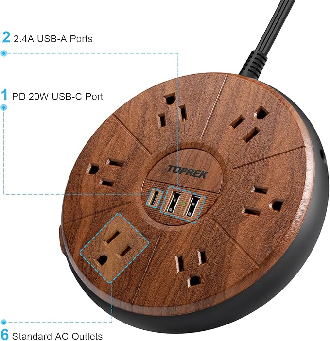 Power Strip with USB - Image 8