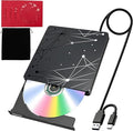 External CD/DVD Drive for Laptop, Ultra-Thin USB Disk Drive, DVD Player for by GODBPMYNU