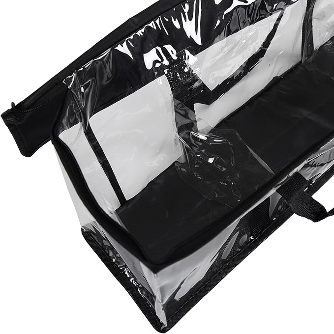 Fasmov Set of 4 DVD Storage Bags Hold up to 160 DVDs, Water Resistant DVD - Image 4