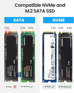 ORICO M.2 NVMe SATA SSD Enclosure Adapter Tool-Free, USB C 3.2 Gen 2 10Gbps NVMe - Image 5
