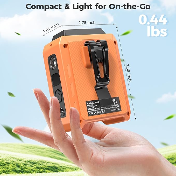 COMLIFE Portable Mini Waist Fan - Image 7