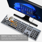 Keyboard Cover with Large Letters Compatible with DELL KB216 KB216b KB216t - Image 6