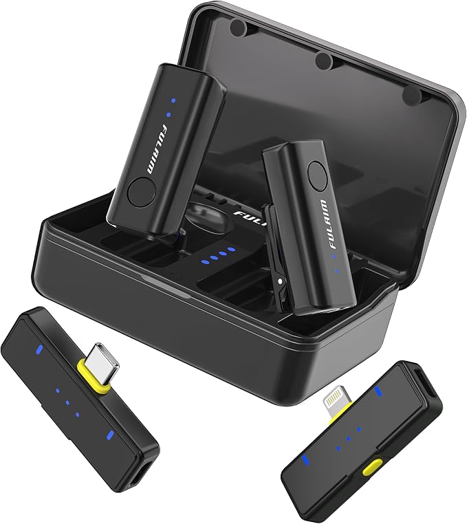 FULAIM X2 Wireless Lavalier Microphone by FULAIM