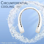 FrSara Neck Fan, Portable Personal Fan Strong Wind, Air Volume, 360° Cooling - Image 2