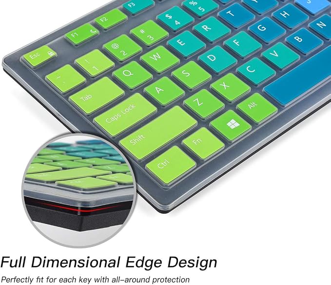 Colorful Keyboard Cover for Dell KM636 Wireless Keyboard/Dell KB216 KB216t - Image 4