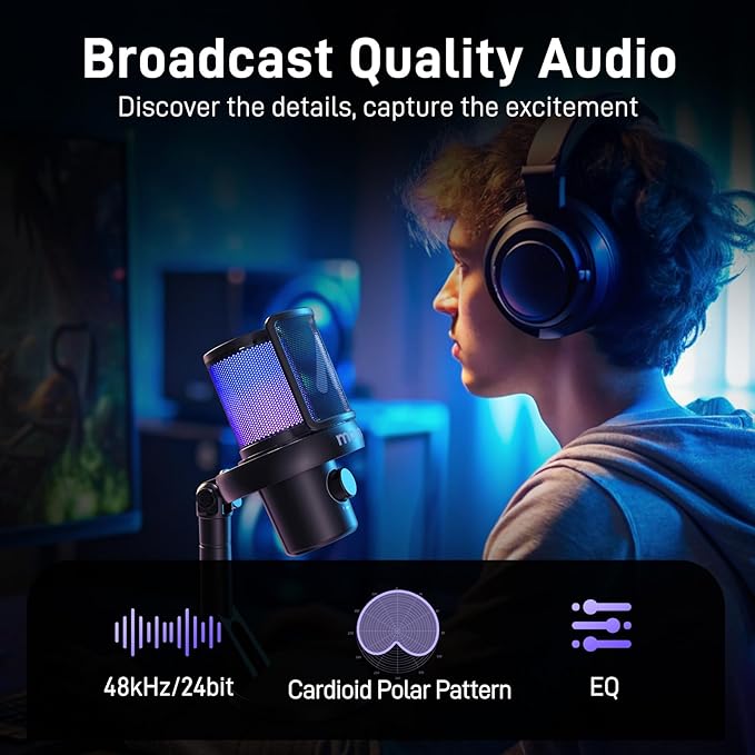 MAONO Wireless Microphone for PC, Gaming Streaming Condenser Mic - Image 5