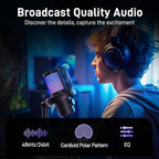 MAONO Wireless Microphone for PC, Gaming Streaming Condenser Mic - Image 5