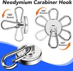 LOVIMAG Magnetic Hooks for Cruise Cabins, 70LBS Swivel Magnet Hooks, Cruise - Image 5