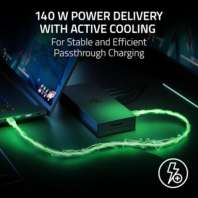 Razer Thunderbolt 5 Dock Chroma: 10 Ports w/M.2 Storage Slot - Image 5