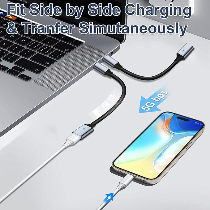 USB C to USB 3.0 Adapter, Type C Male to USB Female OTG Cable Thunderbolt3 to - Image 4